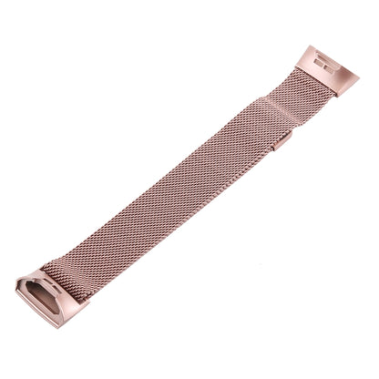 Metal Watch Band for Fitbit Charge 3(Rose Gold) - Watch Bands by buy2fix | Online Shopping UK | buy2fix