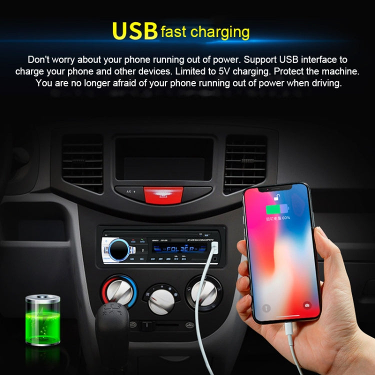 JSD-520 Car Stereo Radio MP3 Audio Player Support Bluetooth Hand-free Calling / FM / USB / SD, EU Plug Version - Car MP3 & MP4 & MP5 by buy2fix | Online Shopping UK | buy2fix