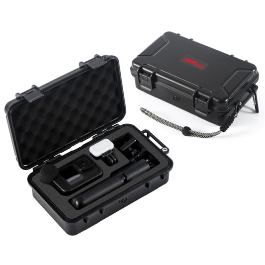 For GoPro HERO STARTRC Waterproof ABS Suitcase Shoulder Storage Box (Black) - Carry Cases by CQT | Online Shopping UK | buy2fix