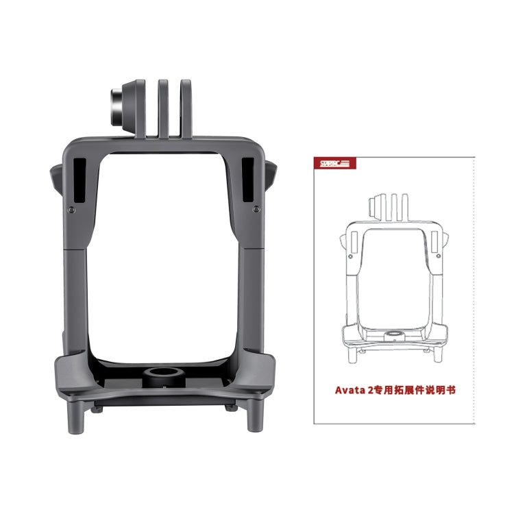 For DJI Avata 2 STARTRC Action Camera Holder Mount Drone Expansion Bracket (Black) - Mount & Holder by STARTRC | Online Shopping UK | buy2fix