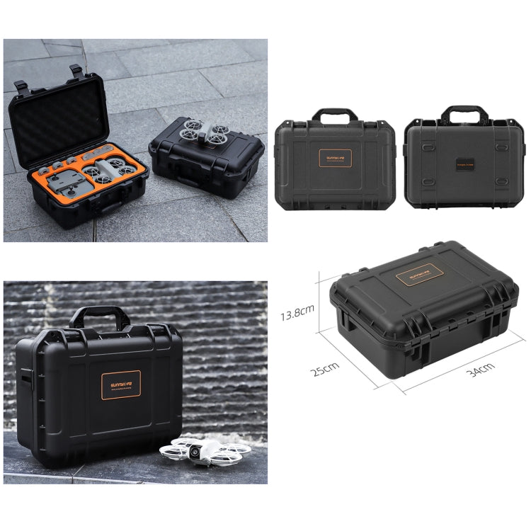 For DJI Neo Sunnylife Safety Carrying Case Waterproof Shock-proof Hard Travel Case (Black) - Cases & Bags by Sunnylife | Online Shopping UK | buy2fix