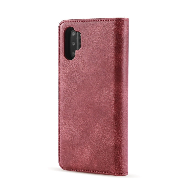 DG.MING Crazy Horse Texture Flip Detachable Magnetic Leather Case with Holder & Card Slots & Wallet for Samsung Galaxy Note 10(Red) - Galaxy Phone Cases by DG.MING | Online Shopping UK | buy2fix