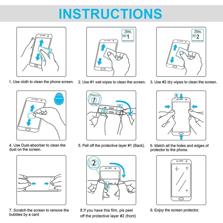 For Doogee X90L 10 PCS 0.26mm 9H 2.5D Tempered Glass Film - Others by buy2fix | Online Shopping UK | buy2fix