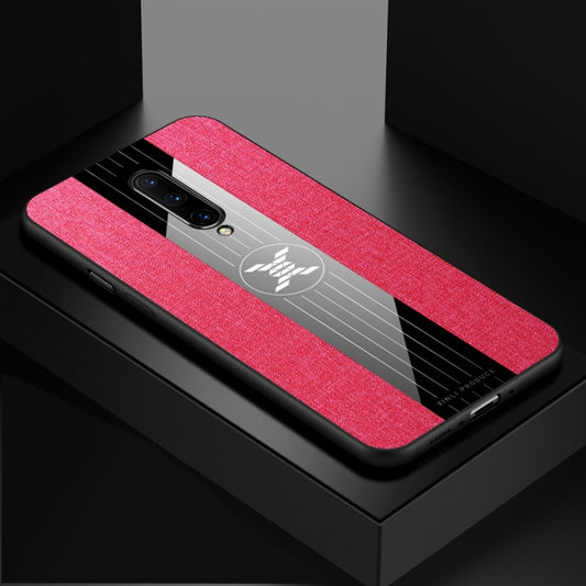 For OnePlus 7 Pro XINLI Stitching Cloth Texture Shockproof TPU Protective Case(Red) - OnePlus Cases by XINLI | Online Shopping UK | buy2fix