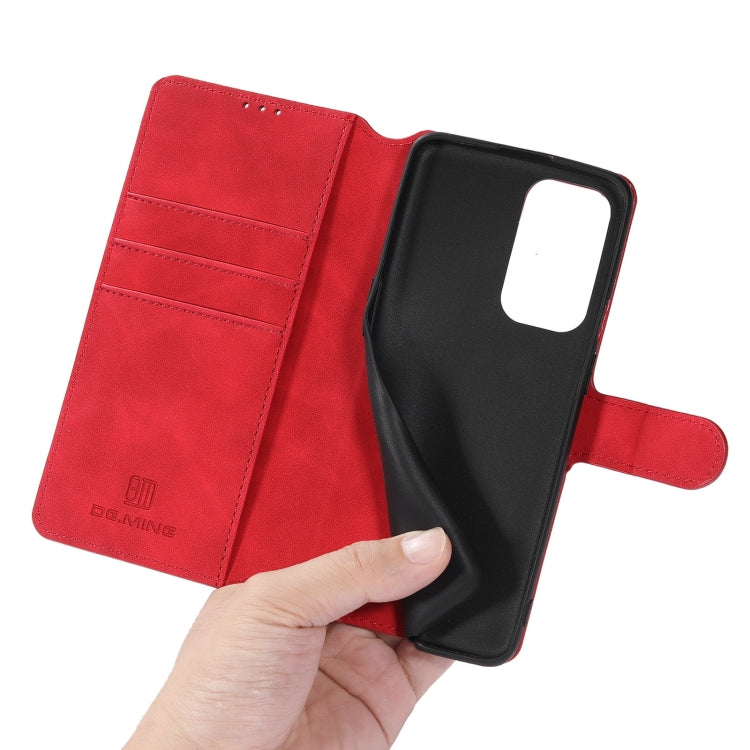 For OnePlus 9 Pro DG.MING Retro Oil Side Horizontal Flip Leather Case with Holder & Card Slots & Wallet(Red) - OnePlus Cases by DG.MING | Online Shopping UK | buy2fix