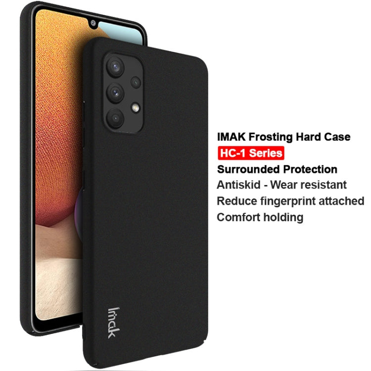 For Samsung Galaxy A32 4G EU Version IMAK HC-1 Series Frosted Hard Case(Black) - Galaxy Phone Cases by imak | Online Shopping UK | buy2fix