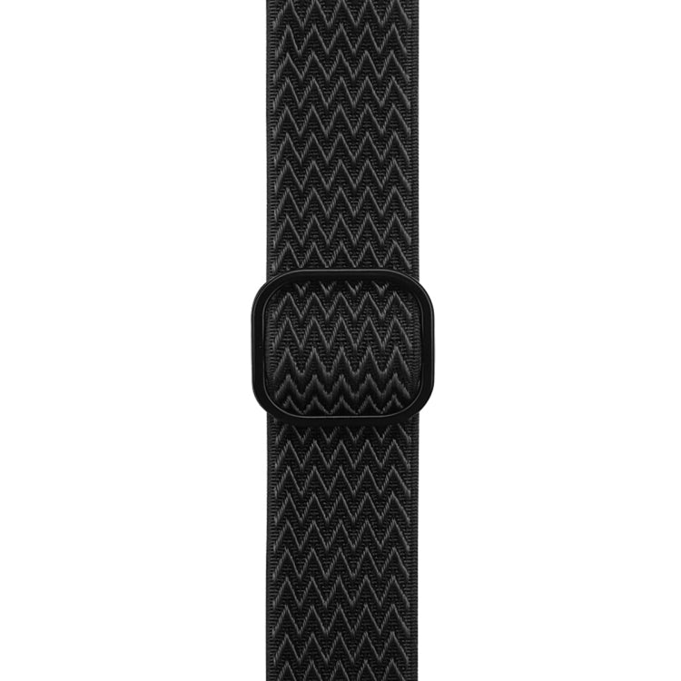 Wave Texture Nylon Watch Band For Apple Watch Ultra 49mm&Watch Ultra 2 49mm / Series 9&8&7 45mm / SE 3&SE 2&6&SE&5&4 44mm / 3&2&1 42mm(Black) - Watch Bands by buy2fix | Online Shopping UK | buy2fix