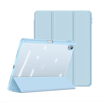 DUX DUCIS TOBY Series Shockproof PU Leather + PC + TPU Flip Smart Case For iPad Air 11 2025 / 2024 / Air 2022 / 2020 10.9(Blue) - iPad Air (2022) / (2020) 10.9 Cases by DUX DUCIS | Online Shopping UK | buy2fix