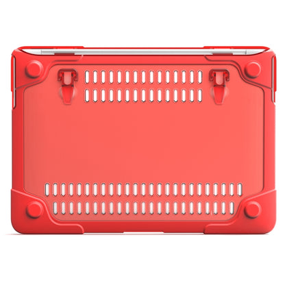 For MacBook Air 11.6 inch A1465 / A1370 TPU and PC Two-color Anti-fall Laptop Protective Case(Red) - MacBook Air Cases by buy2fix | Online Shopping UK | buy2fix