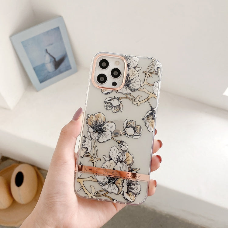 For iPhone 11 Pro Max High Translucent Electroplating Flower Pattern TPU + PC Shockproof Case (Ewha) - iPhone 11 Pro Max Cases by buy2fix | Online Shopping UK | buy2fix