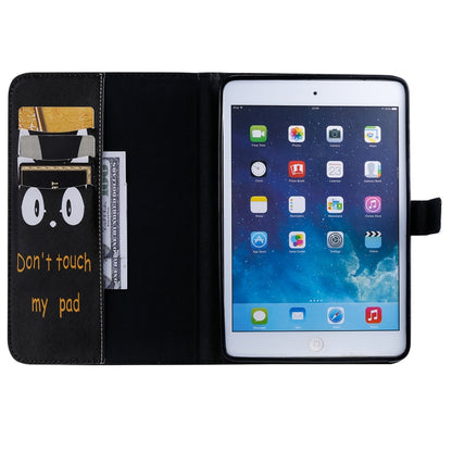 For iPad Mini 2019 & 4 & 3 & 2 & 1 3D Colored Drawing Horizontal Flip Leather Case with Holder & Card Slots & Wallet & Sleep / Wake-up Function(Cat Ears) - iPad mini (2019) / mini 5 Cases by buy2fix | Online Shopping UK | buy2fix