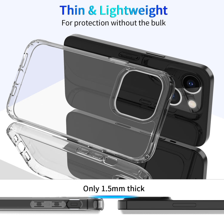 For iPhone 13 mini Clear Crystal Acrylic +TPU Four-corner Shockproof Case (Transparent) - iPhone 13 mini Cases by buy2fix | Online Shopping UK | buy2fix