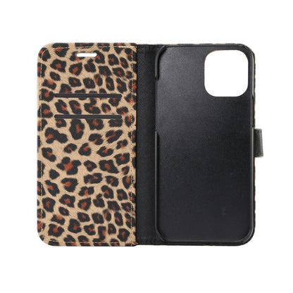 For iPhone 13 Pro Max Leopard Pattern Horizontal Flip PC + PU Leather Case with Holder & Card Slots & Wallet (Yellow) - iPhone 13 Pro Max Cases by buy2fix | Online Shopping UK | buy2fix