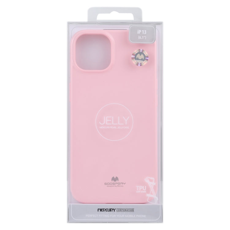 For iPhone 13 GOOSPERY JELLY Full Coverage Soft Case(Pink) - iPhone 13 Cases by GOOSPERY | Online Shopping UK | buy2fix