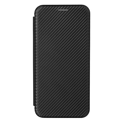 For iPhone 13 Carbon Fiber Texture Horizontal Flip TPU + PC + PU Leather Case with Card Slot(Black) - iPhone 13 Cases by buy2fix | Online Shopping UK | buy2fix