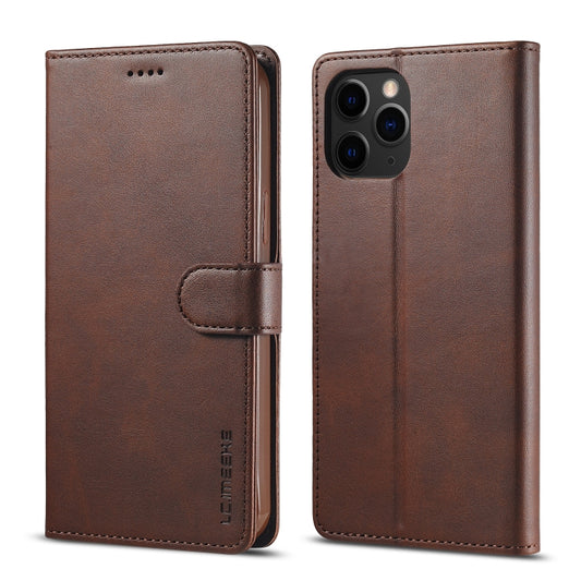 For iPhone 13 Pro Max LC.IMEEKE Calf Texture Horizontal Flip Leather Case with Holder & Card Slots & Wallet (Brown) - iPhone 13 Pro Max Cases by LC.IMEEKE | Online Shopping UK | buy2fix