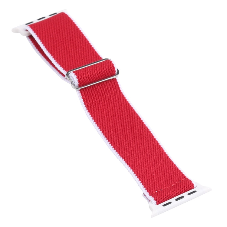 High Elastic Nylon Watch Band For Apple Watch Ultra 49mm&Watch Ultra 2 49mm / Series 9&8&7 45mm / SE 3&SE 2&6&SE&5&4 44mm / 3&2&1 42mm(Denmark) - Watch Bands by buy2fix | Online Shopping UK | buy2fix