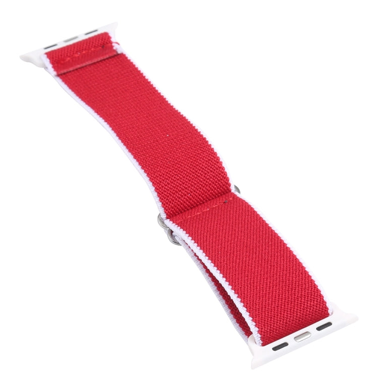 High Elastic Nylon Watch Band For Apple Watch Ultra 49mm&Watch Ultra 2 49mm / Series 9&8&7 45mm / SE 3&SE 2&6&SE&5&4 44mm / 3&2&1 42mm(Denmark) - Watch Bands by buy2fix | Online Shopping UK | buy2fix