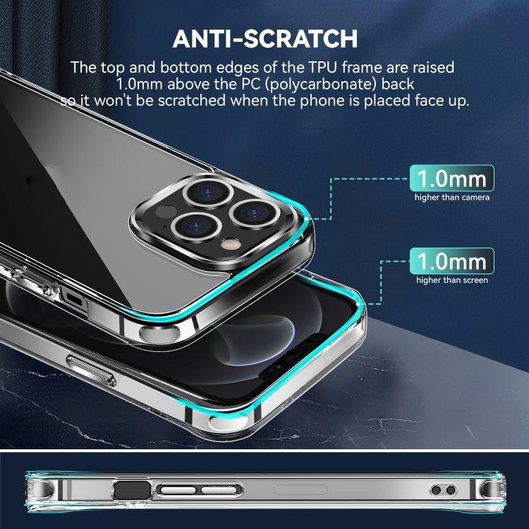 For iPhone 13 Pro TPU + PC Transparent Shockproof Protective Case - iPhone 13 Pro Cases by buy2fix | Online Shopping UK | buy2fix