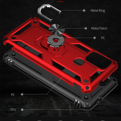 For Motorola Moto G30 / G10 Shockproof TPU + PC Protective Case with 360 Degree Rotating Holder(Red) - Motorola Cases by buy2fix | Online Shopping UK | buy2fix