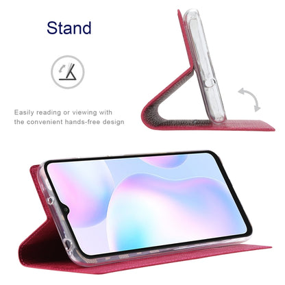 For Google Pixel 6 ViLi DMX Series Shockproof TPU + PU Leather Magnetic Attraction Horizontal Flip Case with Card Slot & Holder(Rose Red) - Google Cases by ViLi | Online Shopping UK | buy2fix