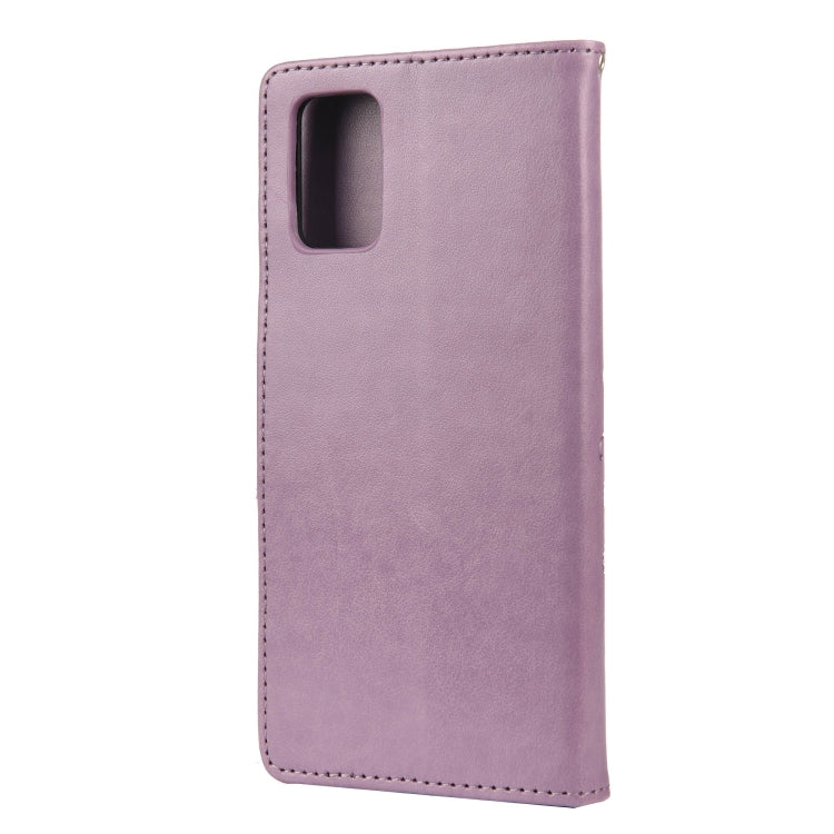 Butterfly Flower Pattern Horizontal Flip Leather Case with Holder & Card Slots & Wallet For Xiaomi Redmi 10(Light Purple) - Xiaomi Cases by buy2fix | Online Shopping UK | buy2fix