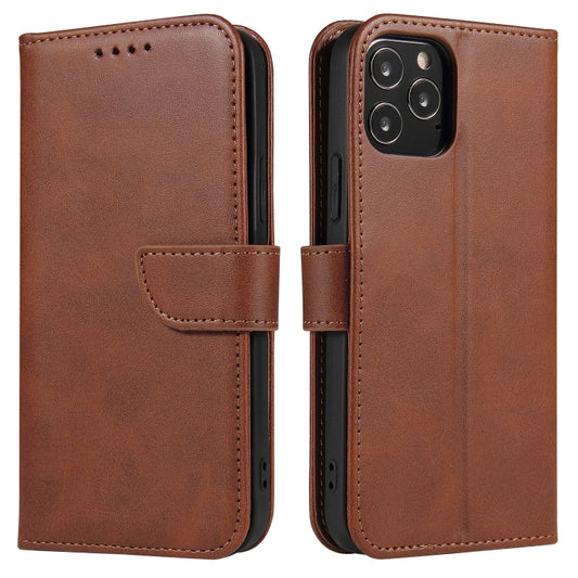 For iPhone 13 Pro Calf Texture Buckle Horizontal Flip Leather Case with Holder & Card Slots & Wallet (Brown) - iPhone 13 Pro Cases by buy2fix | Online Shopping UK | buy2fix