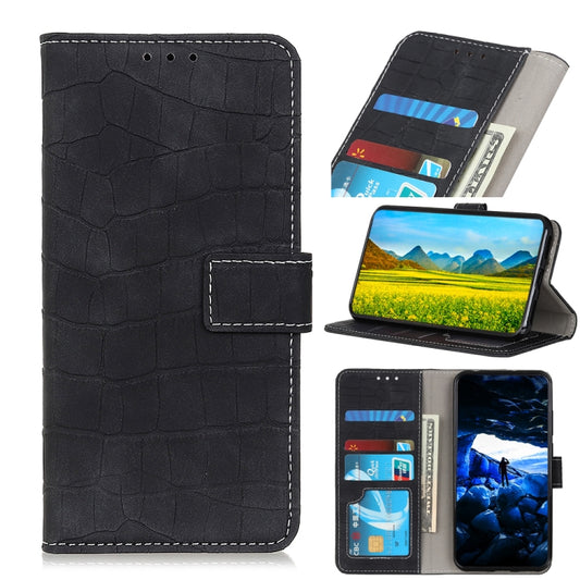 For Xiaomi Mi 11T / 11T Pro Crocodile Texture Horizontal Flip Leather Case with Holder & Card Slots & Wallet(Black) - Xiaomi Cases by buy2fix | Online Shopping UK | buy2fix