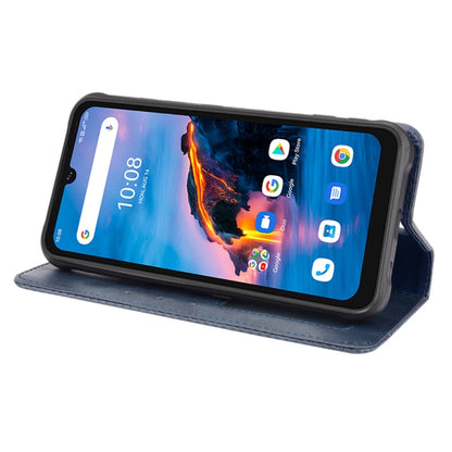 For UMIDIGI Bison Pro Magnetic Buckle Retro Pattern Horizontal Flip Leather Case with Holder & Card Slot & Wallet(Blue) - More Brand by buy2fix | Online Shopping UK | buy2fix