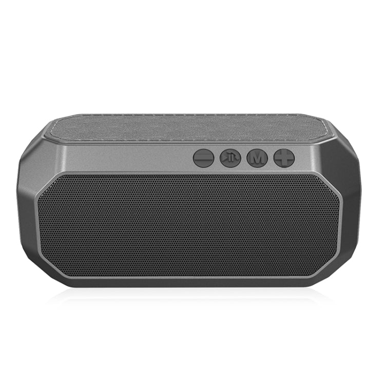 NewRixing NR-4000 TWS Mesh Polygon Music Box Concept Bluetooth Speaker(Iron Grey) - Desktop Speaker by NewRixing | Online Shopping UK | buy2fix