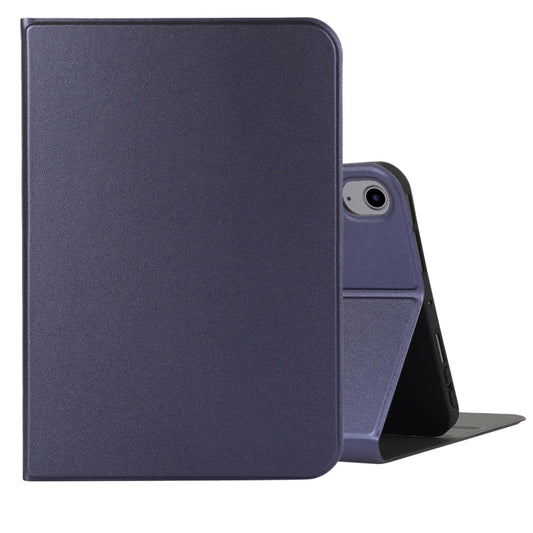 For iPad mini 6 Voltage Craft Texture TPU Horizontal Flip Protective Tablet Case with Holder(Dark Blue) - iPad mini 6 Cases by buy2fix | Online Shopping UK | buy2fix