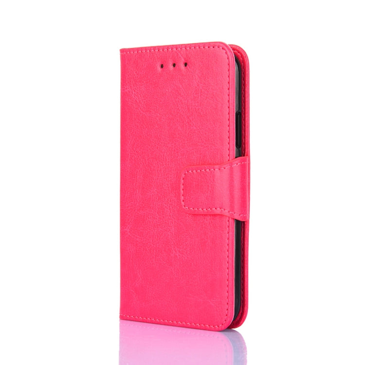 For Motorola Moto G30 Crystal Texture Horizontal Flip Leather Case with Holder & Card Slots & Wallet(Rose Red) - Motorola Cases by buy2fix | Online Shopping UK | buy2fix