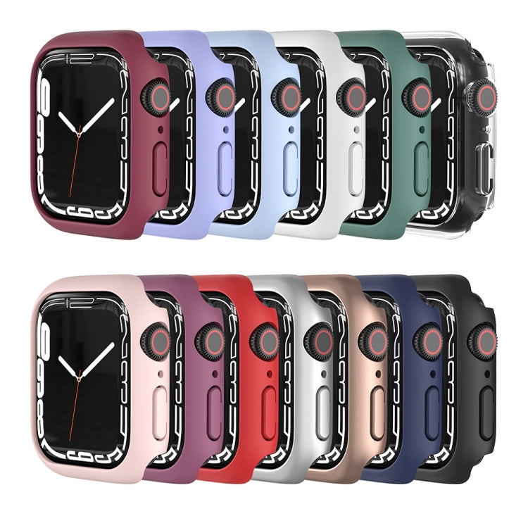 Shockproof TPU Protective Case For Apple Watch Series 9 / 8 / 7 41mm(Lake Green) - Watch Cases by buy2fix | Online Shopping UK | buy2fix