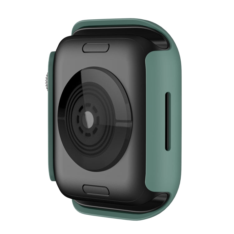 Shockproof TPU Protective Case For Apple Watch Series 9 / 8 / 7 45mm(Lake Green) - Watch Cases by buy2fix | Online Shopping UK | buy2fix