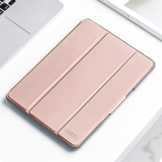 For iPad mini 6 / mini 2024 Mutural Horizontal Flip Tablet Case with Holder & Pen Slot(Rose Gold) - iPad mini 6 Cases by Mutural | Online Shopping UK | buy2fix