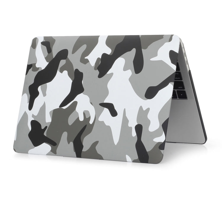 For MacBook Air 13.3 inch A1932 / A2179 / A2337 Camouflage Pattern Laptop Water Decals PC Protective Case(Grey Camouflage) - MacBook Air Cases by buy2fix | Online Shopping UK | buy2fix