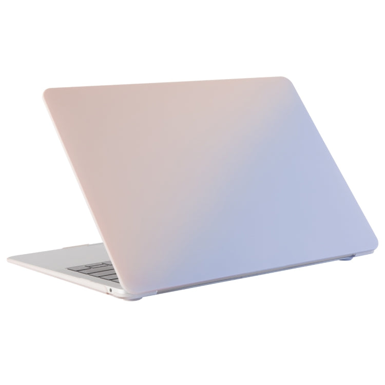 Laptop Rainbow Pattern PC Protective Case For MacBook Pro 16.2 inch A2485 2021(Gradient Pink Blue) - MacBook Pro Cases by buy2fix | Online Shopping UK | buy2fix