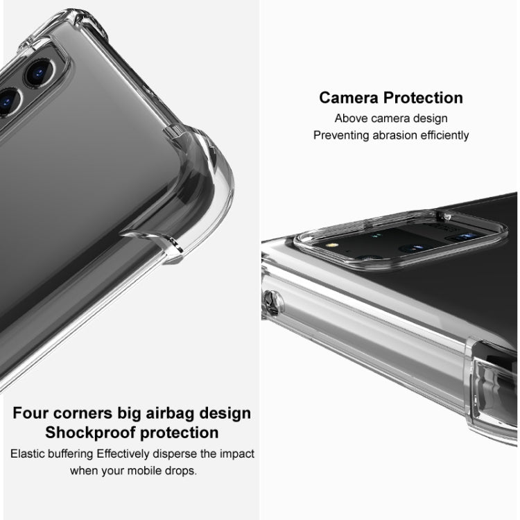 For OnePlus 9RT 5G imak All-inclusive Shockproof Airbag TPU Phone Case with Screen Protector(Transparent) - OnePlus Cases by imak | Online Shopping UK | buy2fix