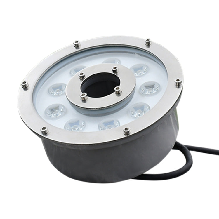 12W Landscape Ring LED Aluminum Alloy Underwater Fountain Light(Warm Light) - Underwater Lights by buy2fix | Online Shopping UK | buy2fix