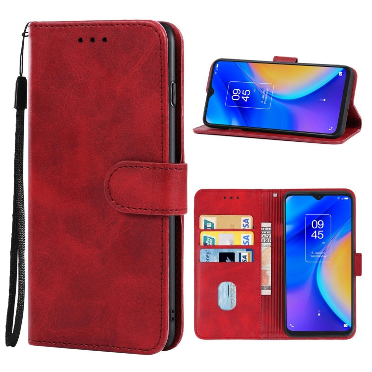 Leather Phone Case For TCL 20 SE(Red) - More Brand by buy2fix | Online Shopping UK | buy2fix