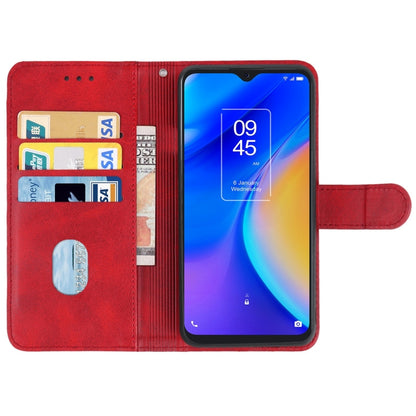 Leather Phone Case For TCL 20 SE(Red) - More Brand by buy2fix | Online Shopping UK | buy2fix