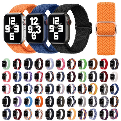 Nylon Braid Strap Watch Band For Apple Watch Ultra 49mm&Watch Ultra 2 49mm / Series 9&8&7 45mm / SE 3&SE 2&6&SE&5&4 44mm / 3&2&1 42mm(19) - Watch Bands by buy2fix | Online Shopping UK | buy2fix