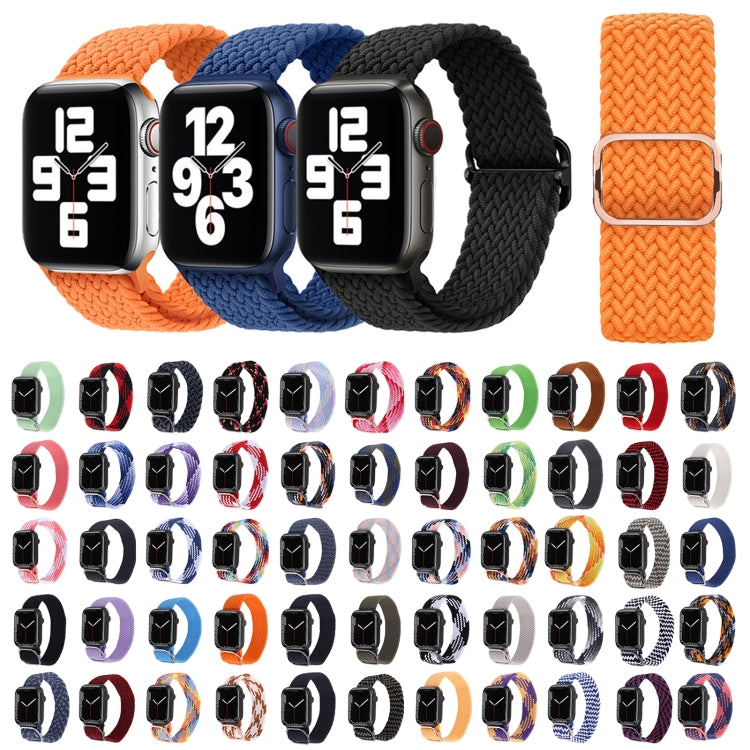 Nylon Braid Strap Watch Band For Apple Watch Ultra 49mm&Watch Ultra 2 49mm / Series 9&8&7 45mm / SE 3&SE 2&6&SE&5&4 44mm / 3&2&1 42mm(32) - Watch Bands by buy2fix | Online Shopping UK | buy2fix