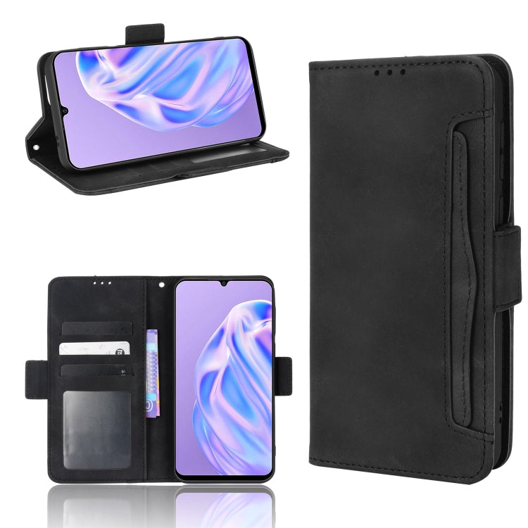 For Ulefone Note 6 / Note 6P Skin Feel Calf Pattern Leather Phone Case(Black) - Ulefone Cases by buy2fix | Online Shopping UK | buy2fix