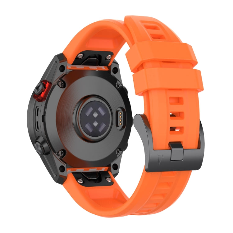 For Garmin Fenix 7S Quick Release Silicone Watch Band(Orange) - Watch Bands by buy2fix | Online Shopping UK | buy2fix