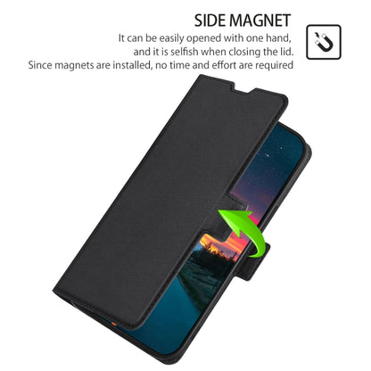 For Ulefone Note 10 Ultra-thin Voltage Side Buckle PU + TPU Leather Phone Case(Black) - Ulefone Cases by buy2fix | Online Shopping UK | buy2fix