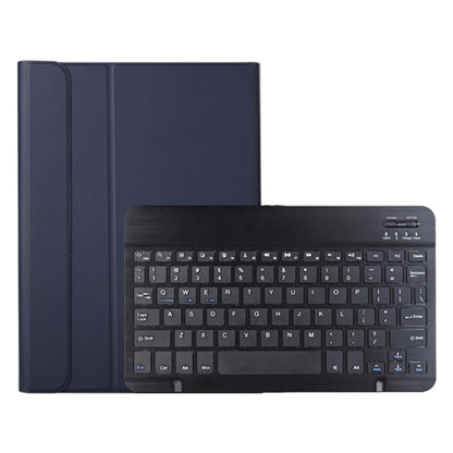 AK16 Lambskin Texture Bluetooth Keyboard Leather Case For Lenovo Tab 6 5G 10.3 inch(Blue) - Lenovo Keyboard by buy2fix | Online Shopping UK | buy2fix