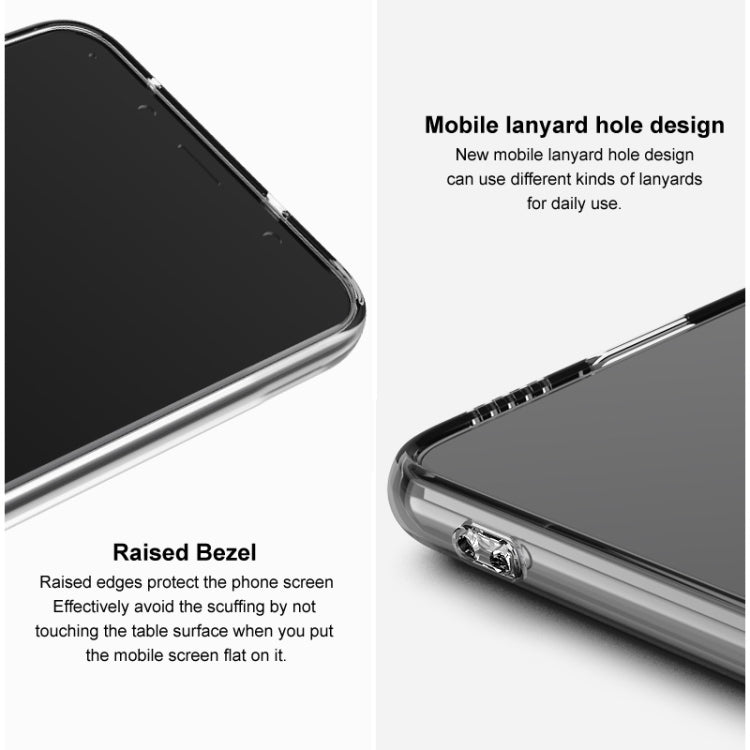 For Xiaomi Black Shark 5 Pro IMAK UX-5 Series Transparent TPU Phone Case(Transparent Black) - Xiaomi Cases by imak | Online Shopping UK | buy2fix