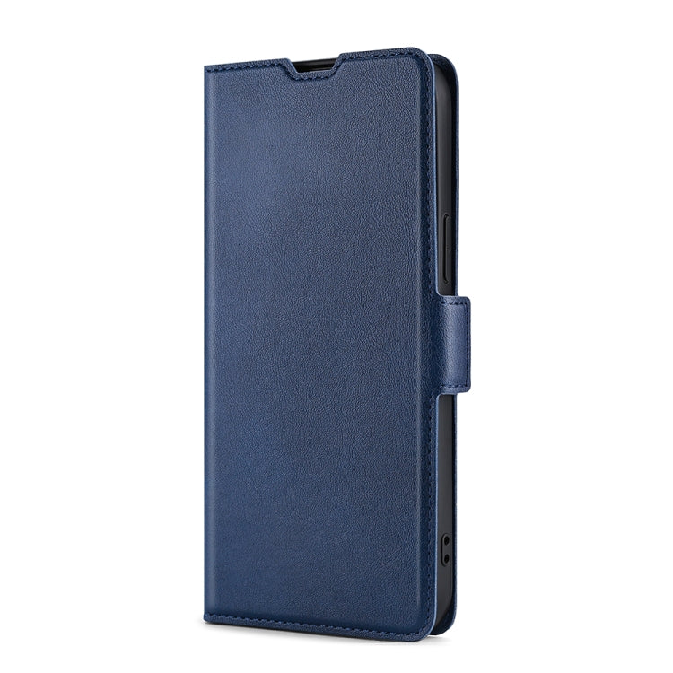 For Blackview A55 Ultra-thin Voltage Side Buckle PU + TPU Leather Phone Case(Blue) - More Brand by buy2fix | Online Shopping UK | buy2fix