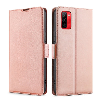 For Ulefone Note 12P Ultra-thin Voltage Side Buckle PU + TPU Leather Phone Case(Rose Gold) - Ulefone Cases by buy2fix | Online Shopping UK | buy2fix